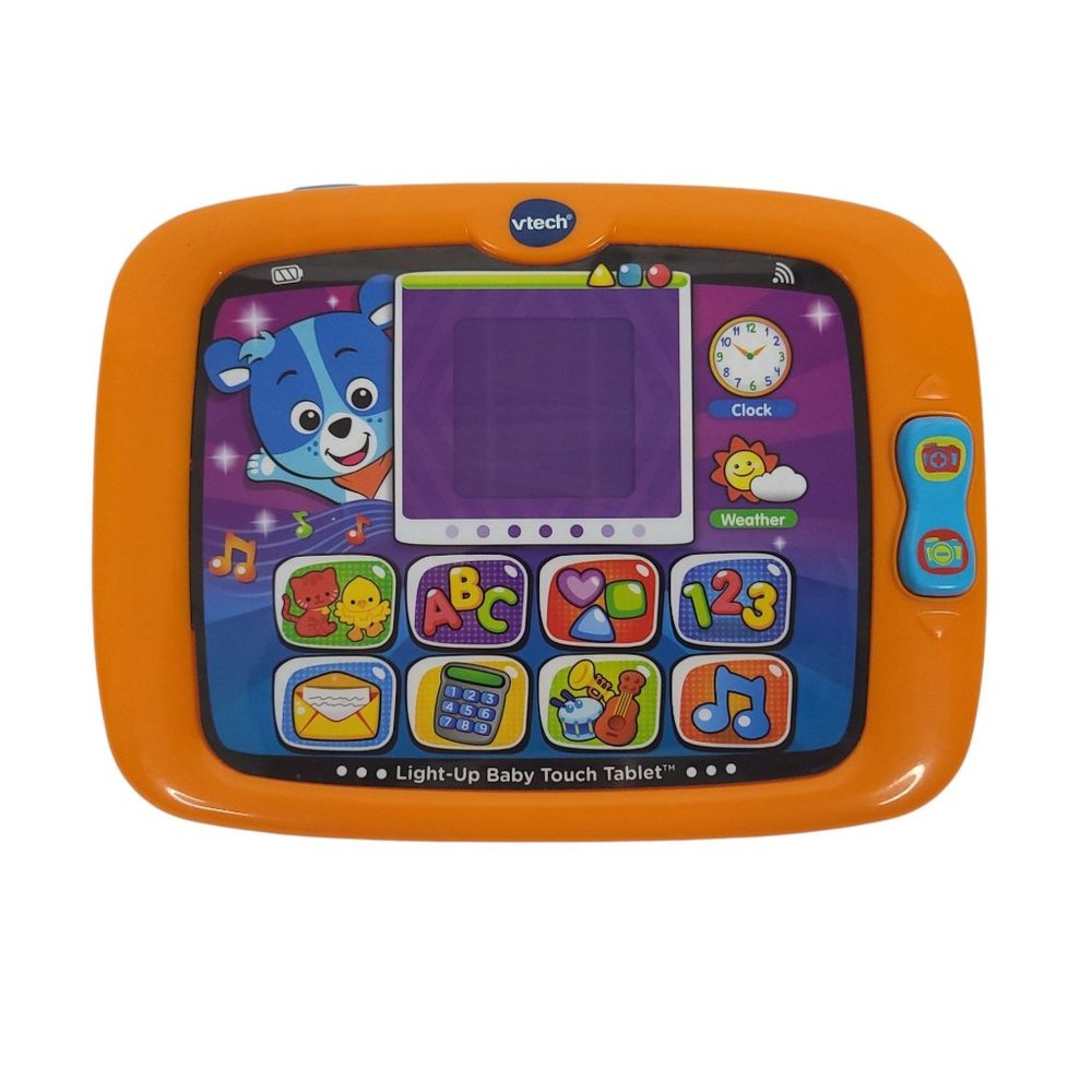 Vtech Light Up Baby Touch Tablet Learning Early Education Toy TESTED WORKS